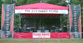 stage rental & roof show photos